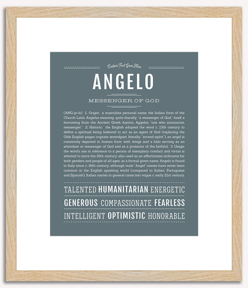 Angelo | Name Art Print