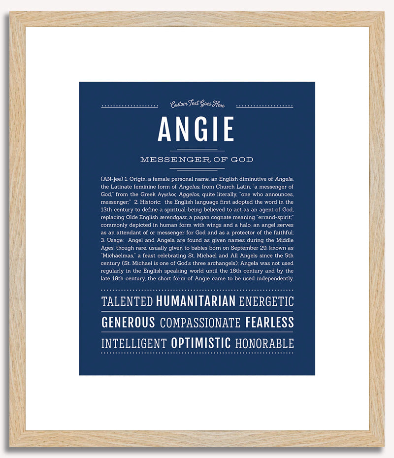 Angie | Name Art Print