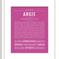 Frame Options | Dark Pink | White Frame, Matted