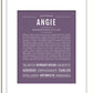 Frame Options | Deep Purple | White Frame, Matted