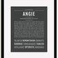 Frame Options | Charcoal Gray | Black Frame, Matted