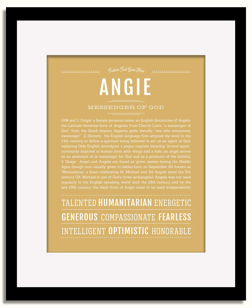 Angie | Name Art Print