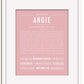 Frame Options | Dusty Rose | White Frame, Matted