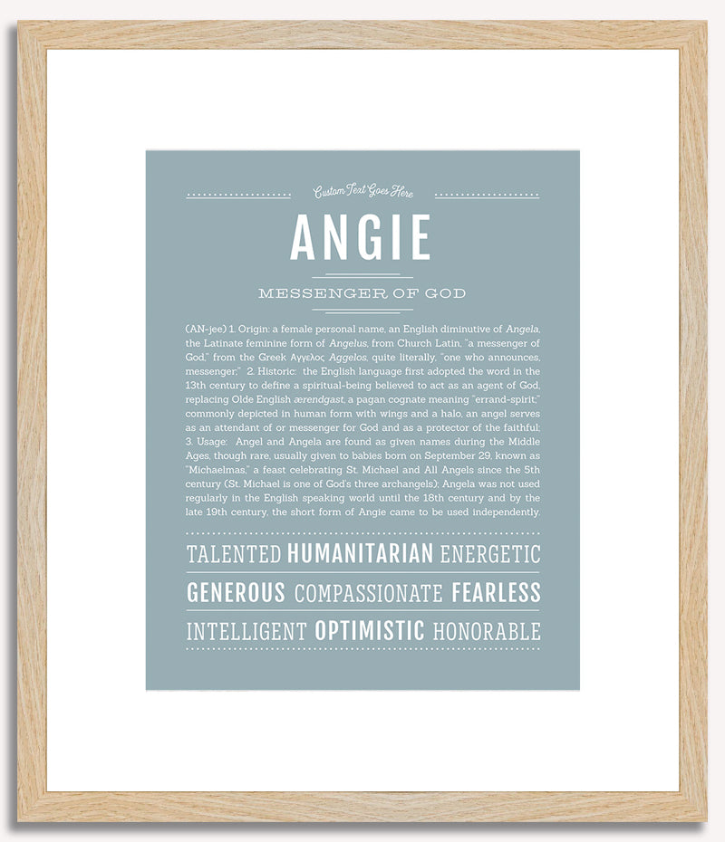 Angie | Name Art Print