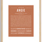 Angie | Name Art Print