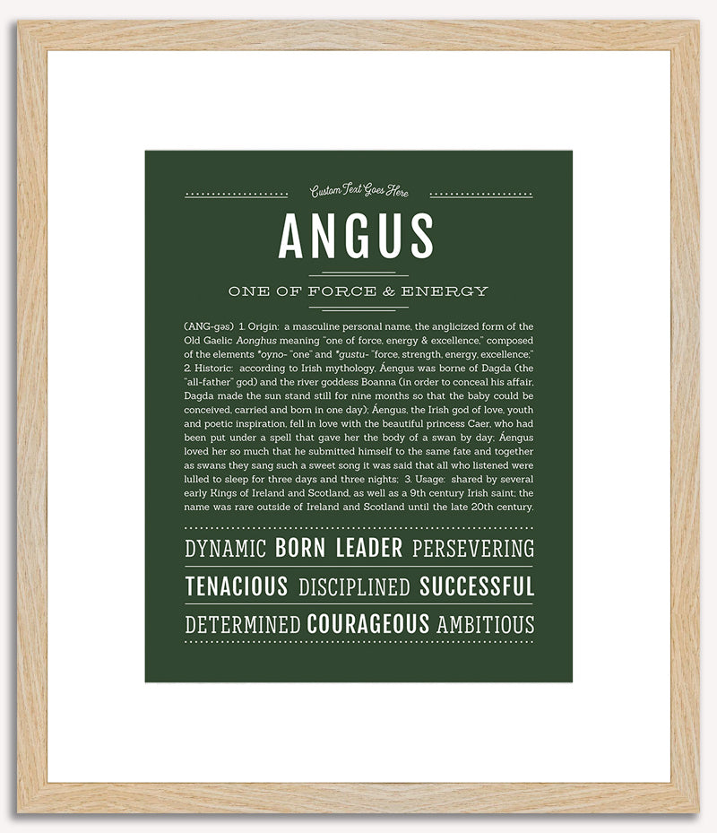 Angus | Name Art Print