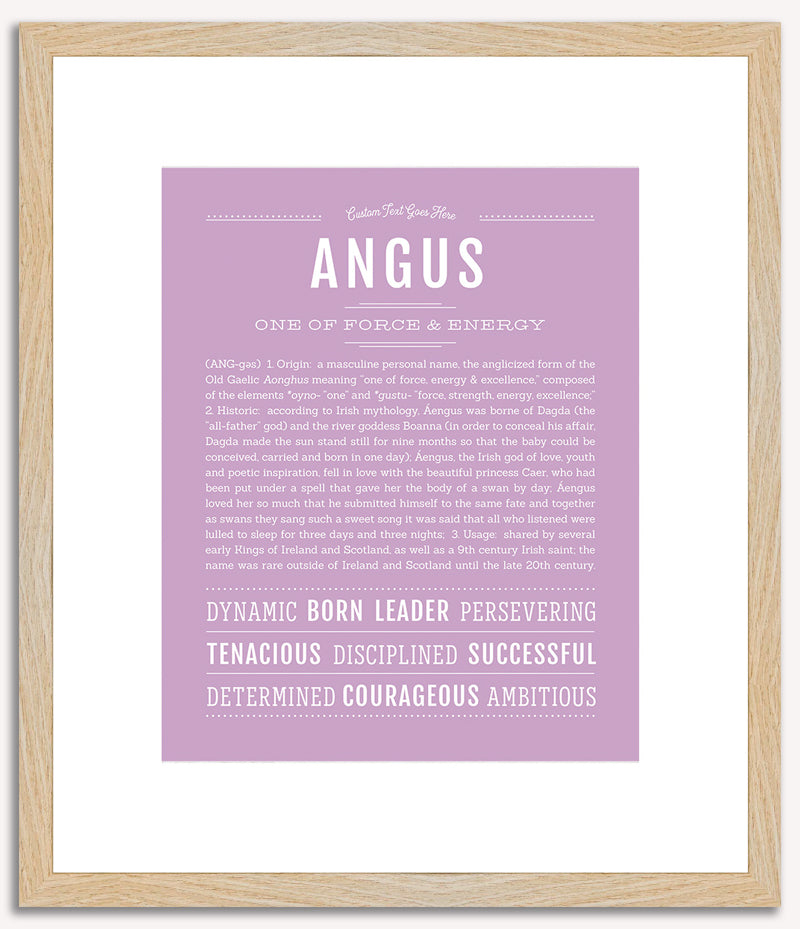 Angus | Name Art Print