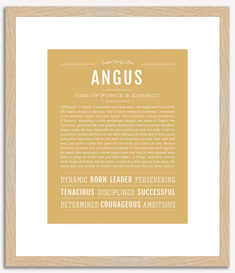 Angus | Name Art Print