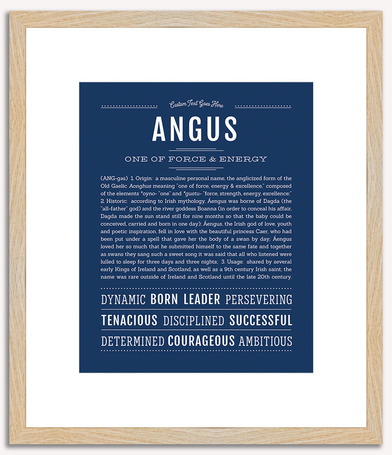 Angus | Name Art Print