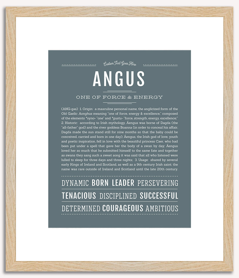 Angus | Name Art Print