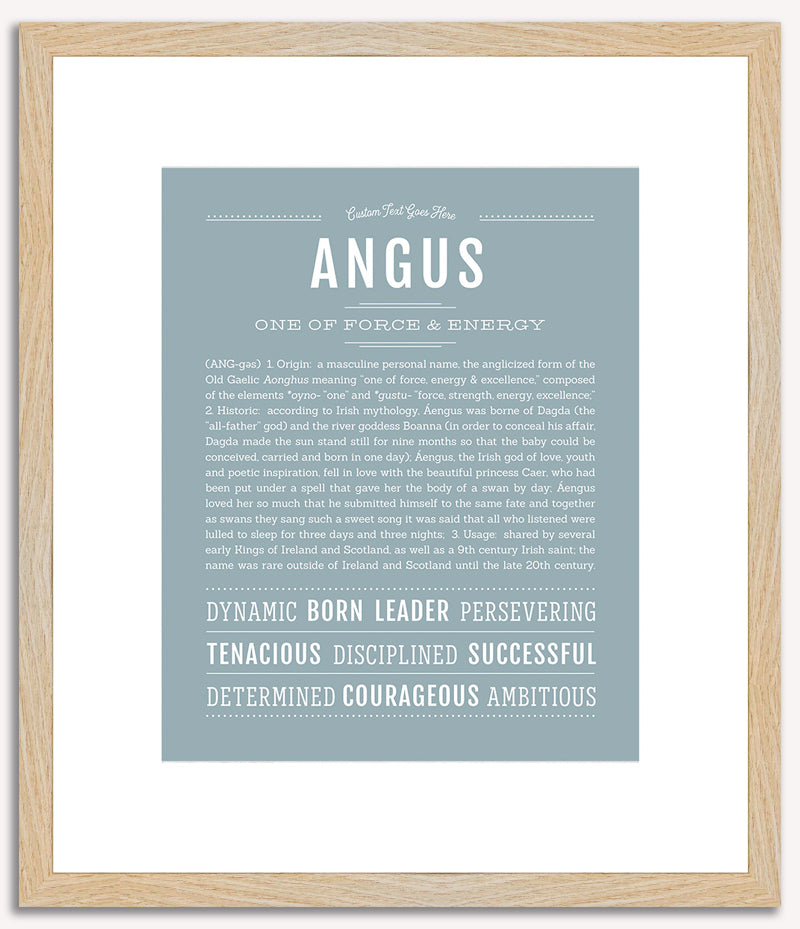 Angus | Name Art Print