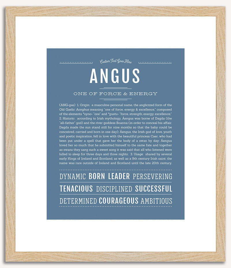 Angus | Name Art Print