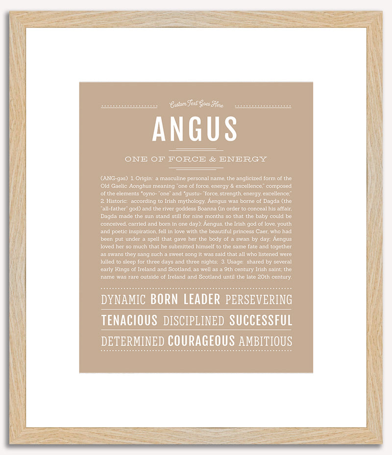 Angus | Name Art Print