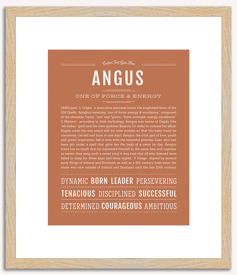 Angus | Name Art Print