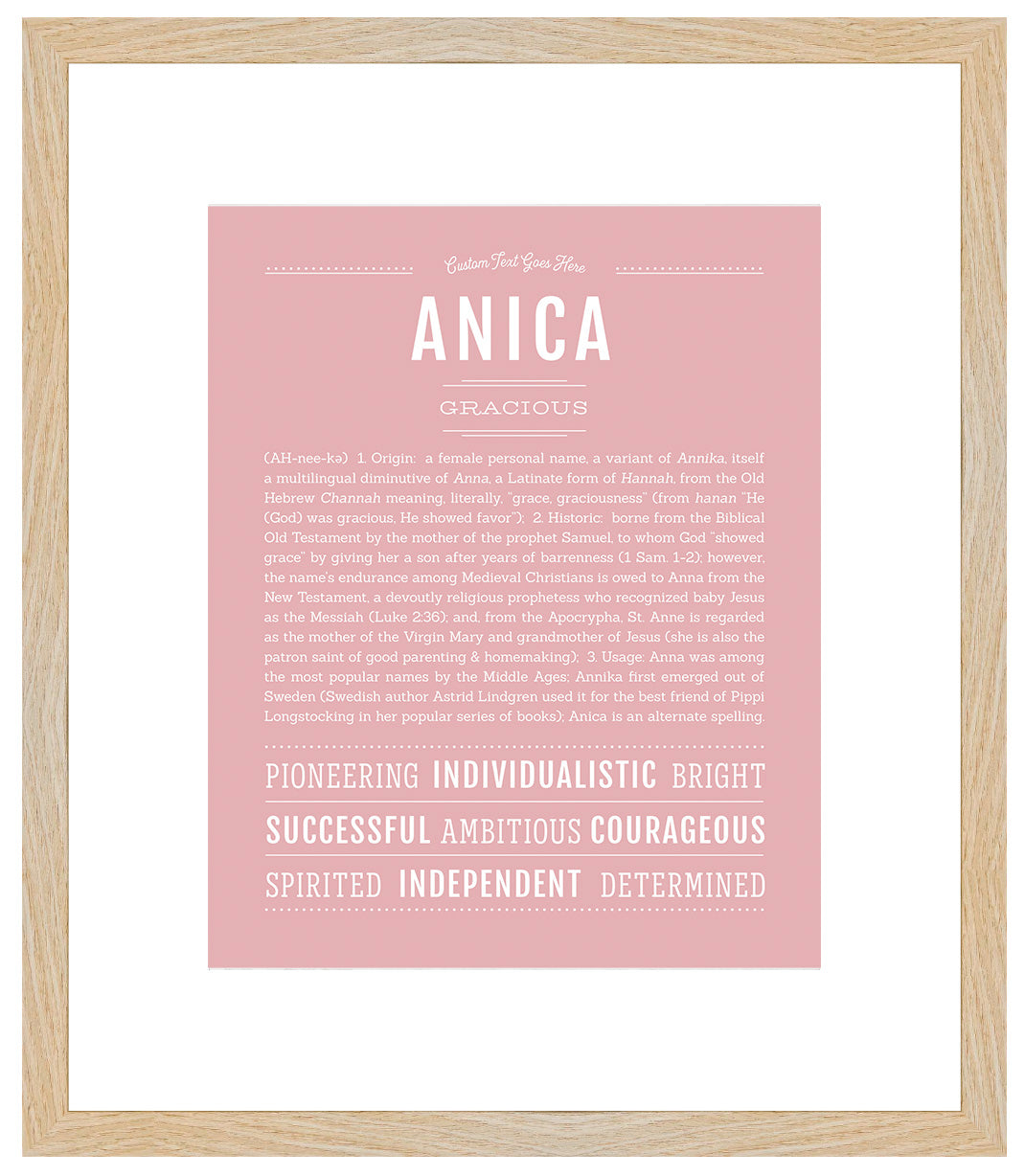 Anica | Name Art Print