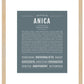 Anica | Name Art Print