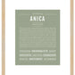 Anica | Name Art Print