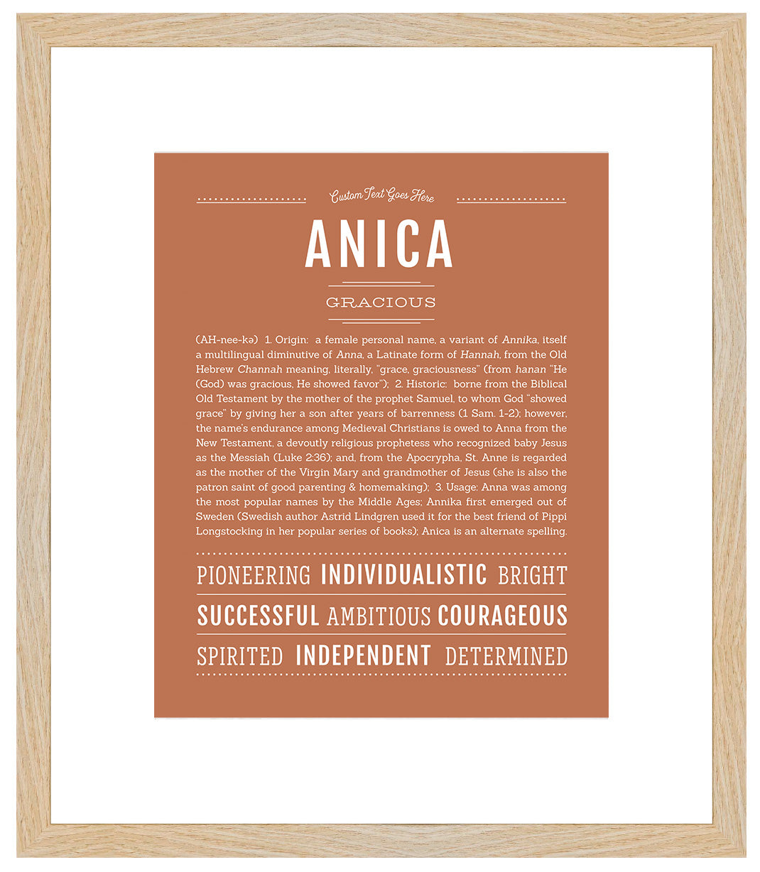 Anica | Name Art Print