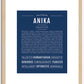 Anika | Name Art Print