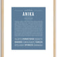 Anika | Name Art Print