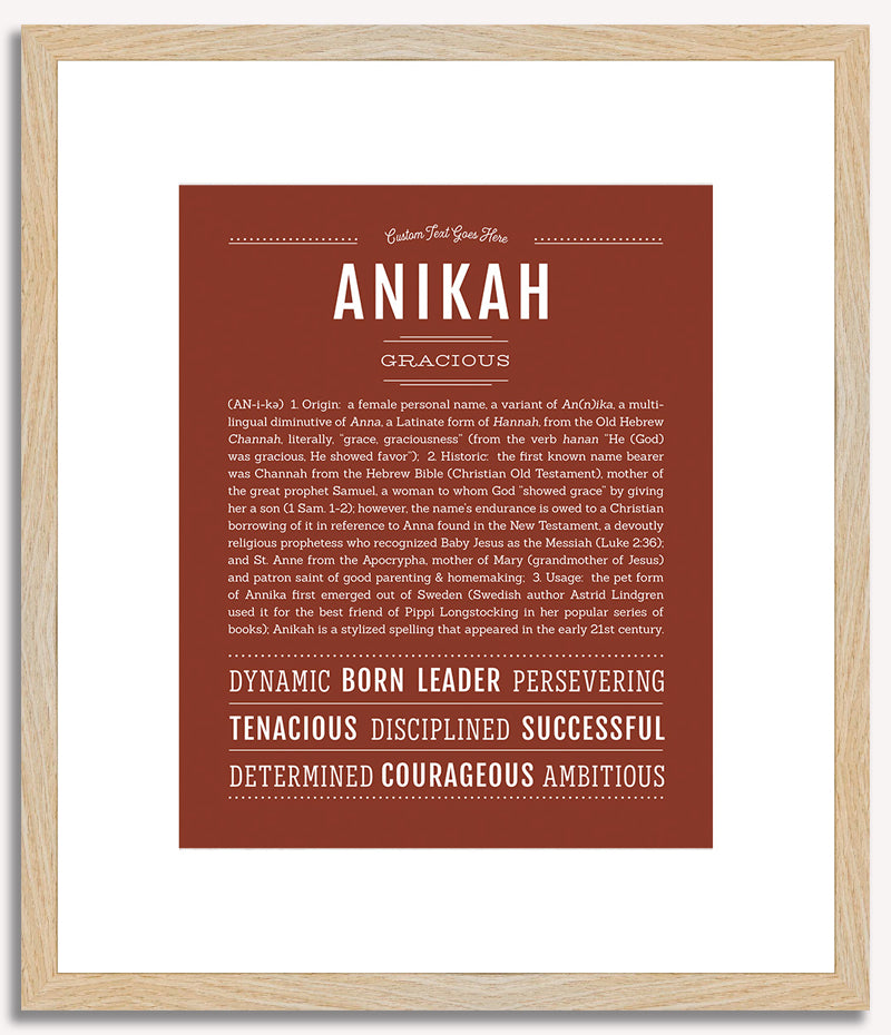 Anikah | Name Art Print