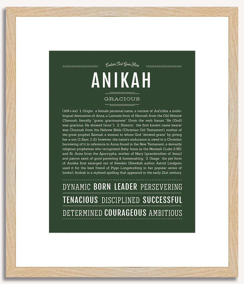 Anikah | Name Art Print