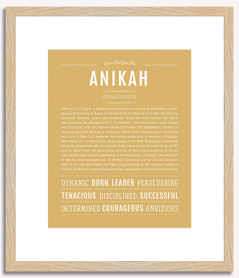 Anikah | Name Art Print