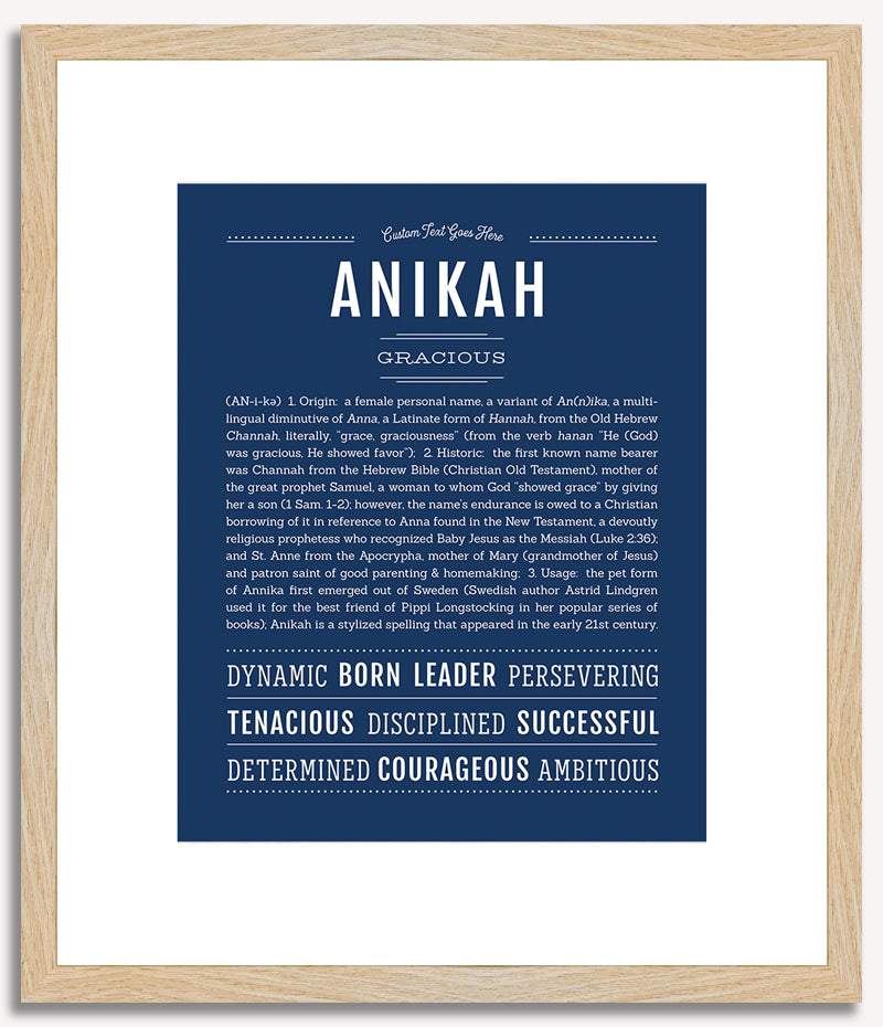 Anikah | Name Art Print