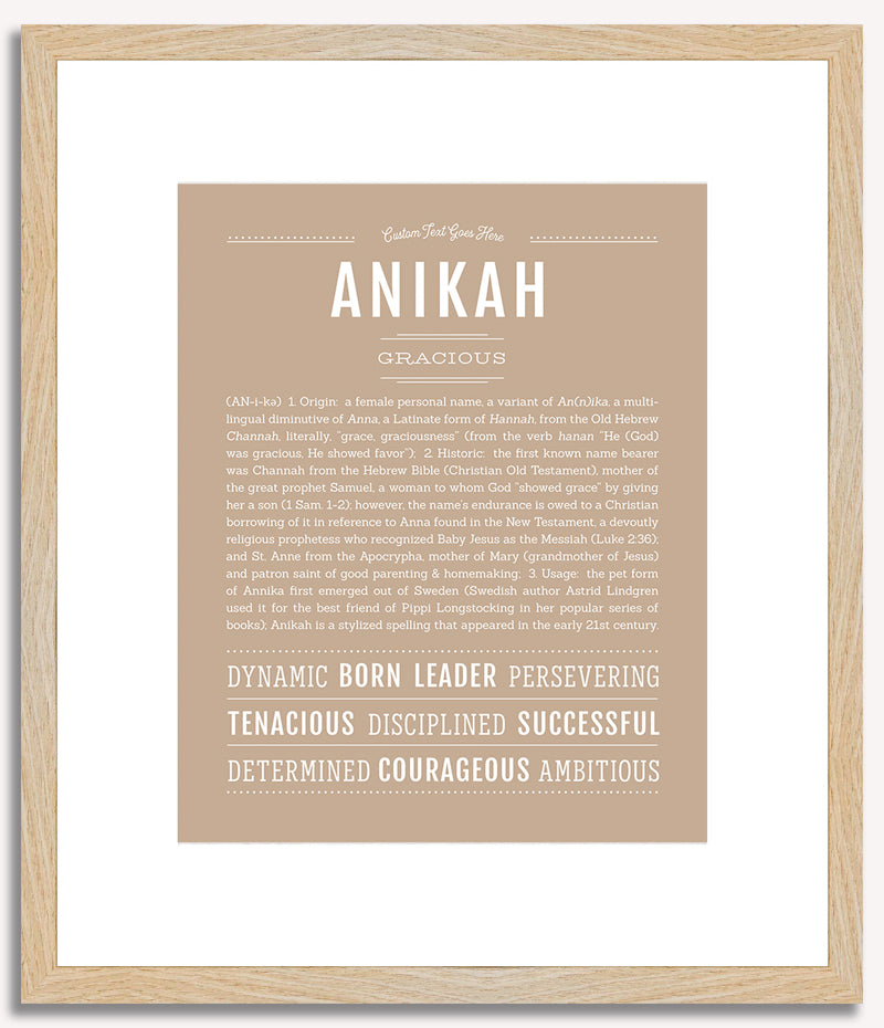 Anikah | Name Art Print