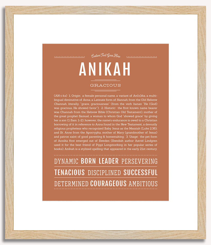 Anikah | Name Art Print