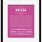 Frame Options | Dark Pink | Maple Frame, Matted