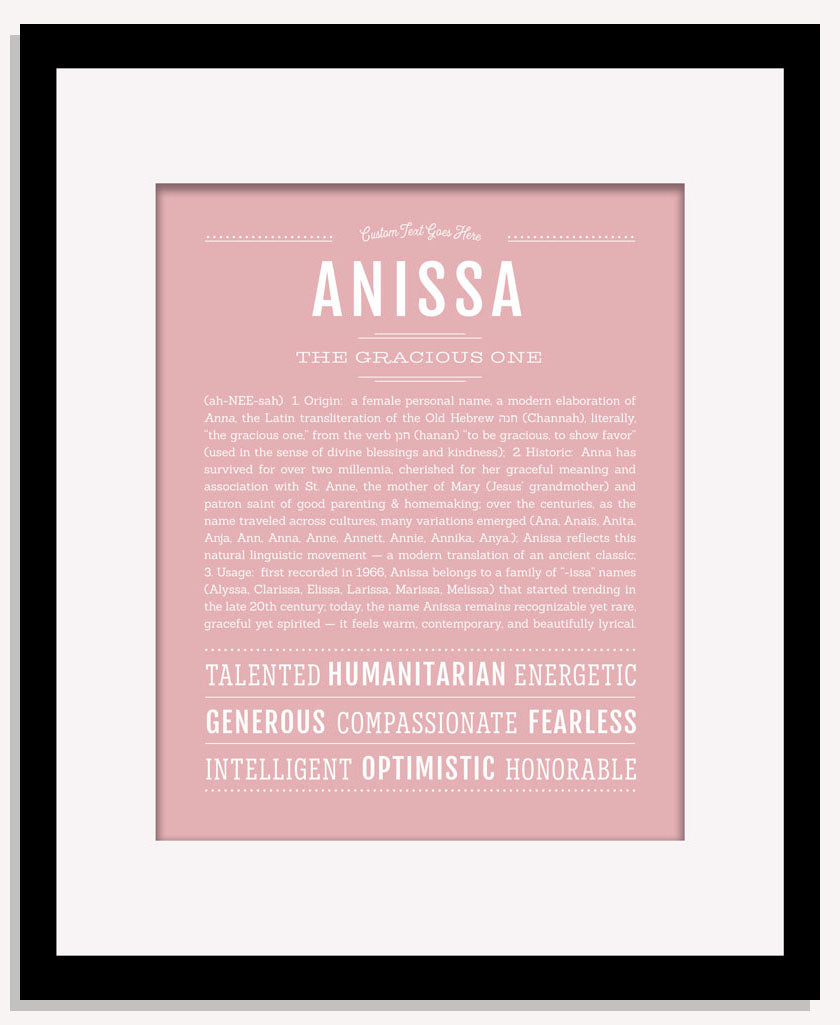 Frame Options | Dusty Rose | Maple Frame, Matted