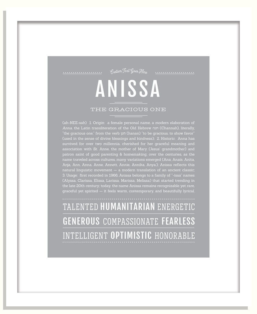Frame Options | Light Gray | Black Frame, Matted