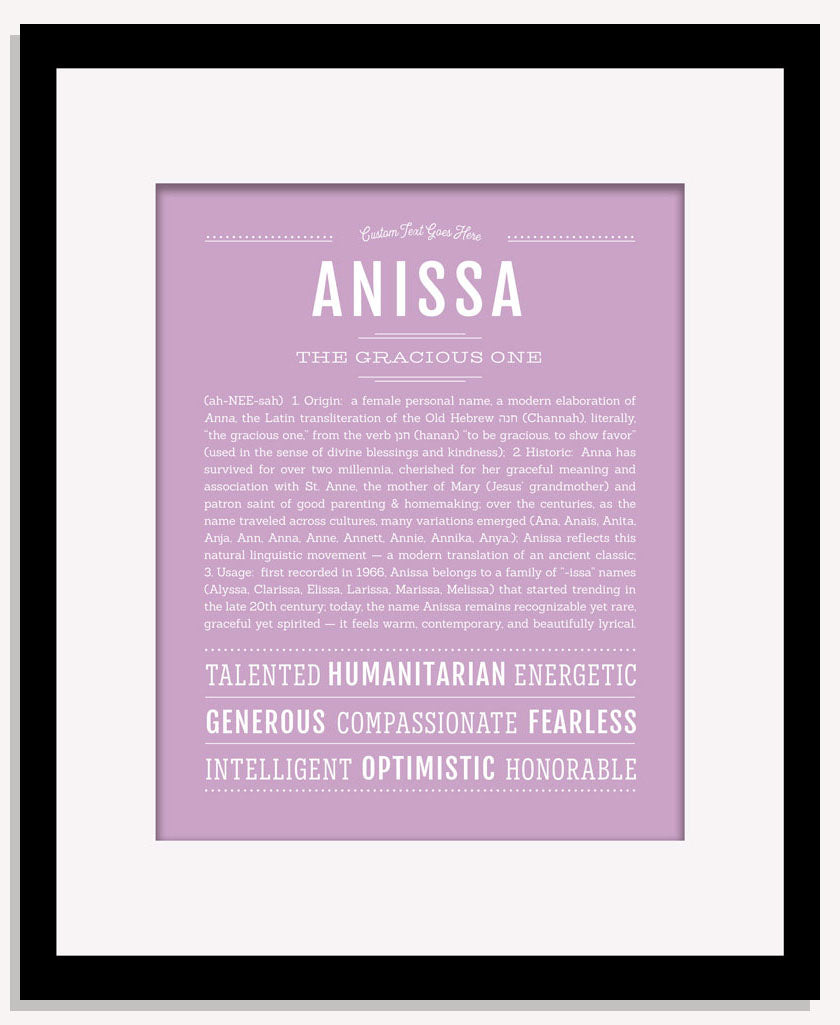 Frame Options | Lilac | Maple Frame, Matted