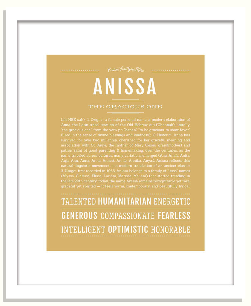 Frame Options | Matte Gold | Black Frame, Matted