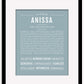 Frame Options | Powder Blue | Maple Frame, Matted