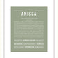 Frame Options | Sage | Black Frame, Matted
