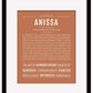 Frame Options | Terra Cotta | Maple Frame, Matted