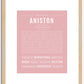 Aniston | Name Art Print