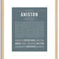 Aniston | Name Art Print