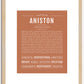 Aniston | Name Art Print