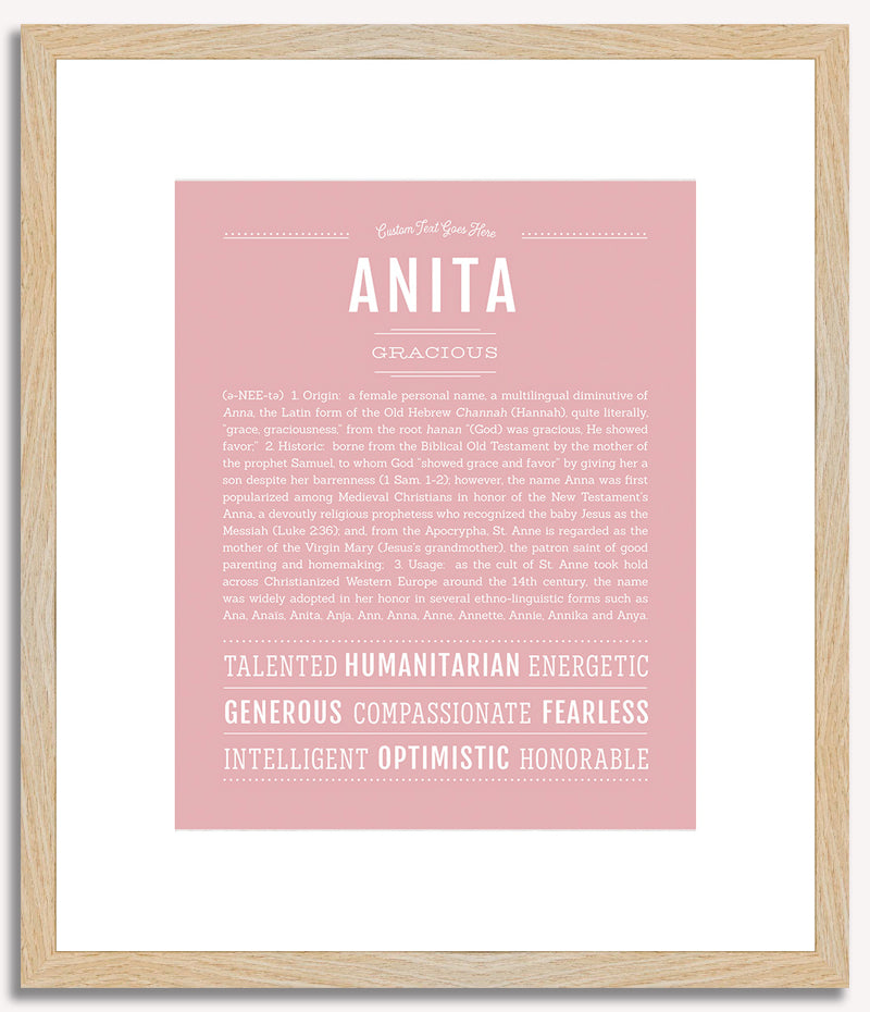 Anita | Name Art Print