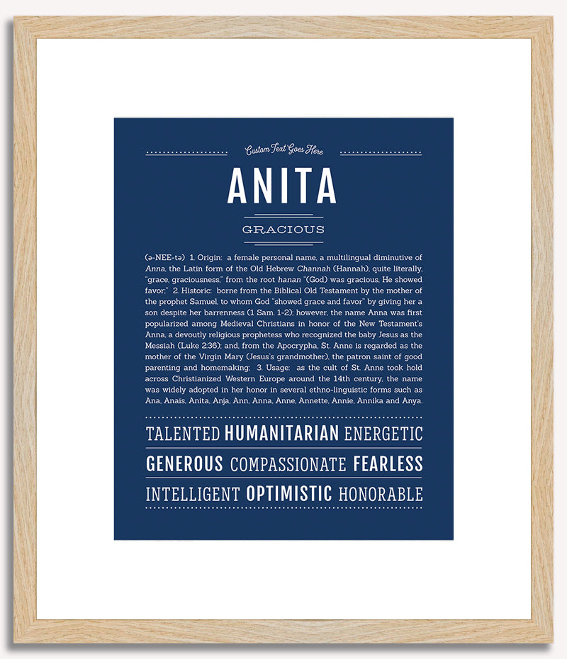 Anita | Name Art Print