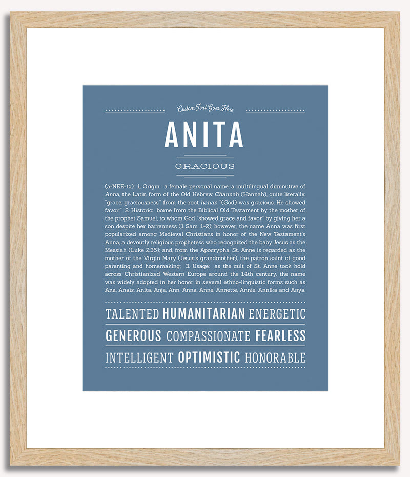 Anita | Name Art Print