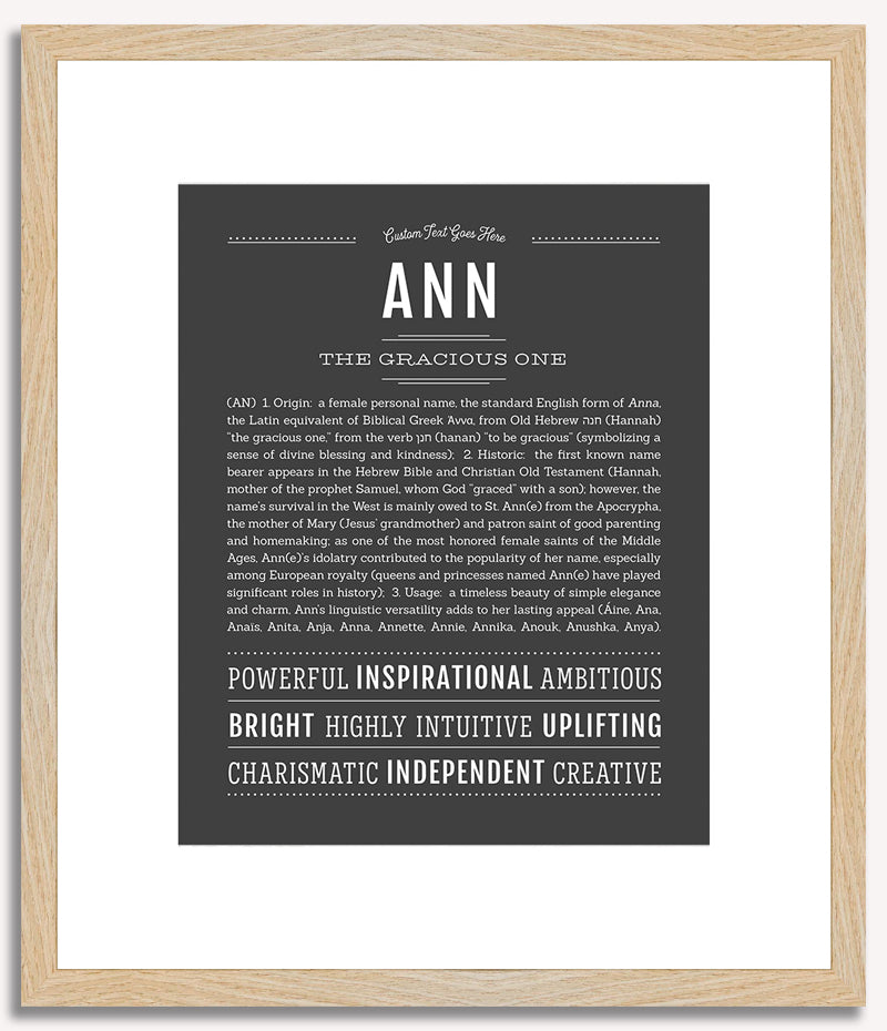 Ann | Name Art Print