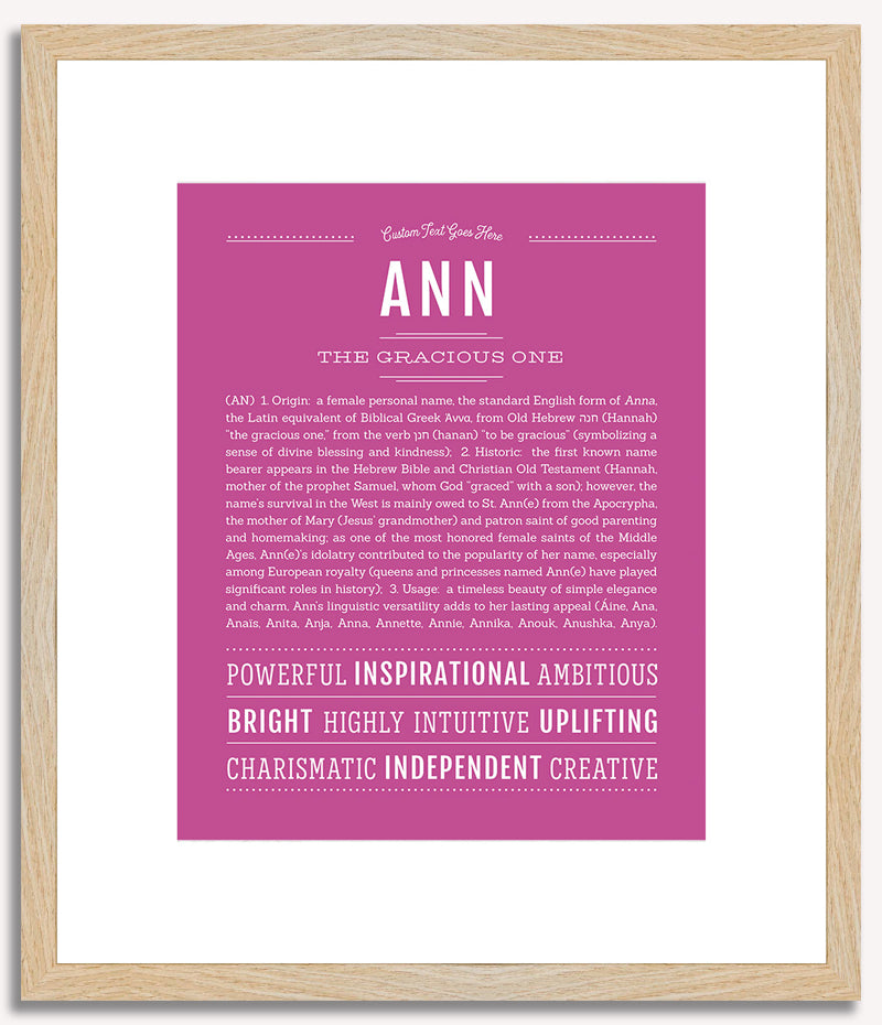 Ann | Name Art Print