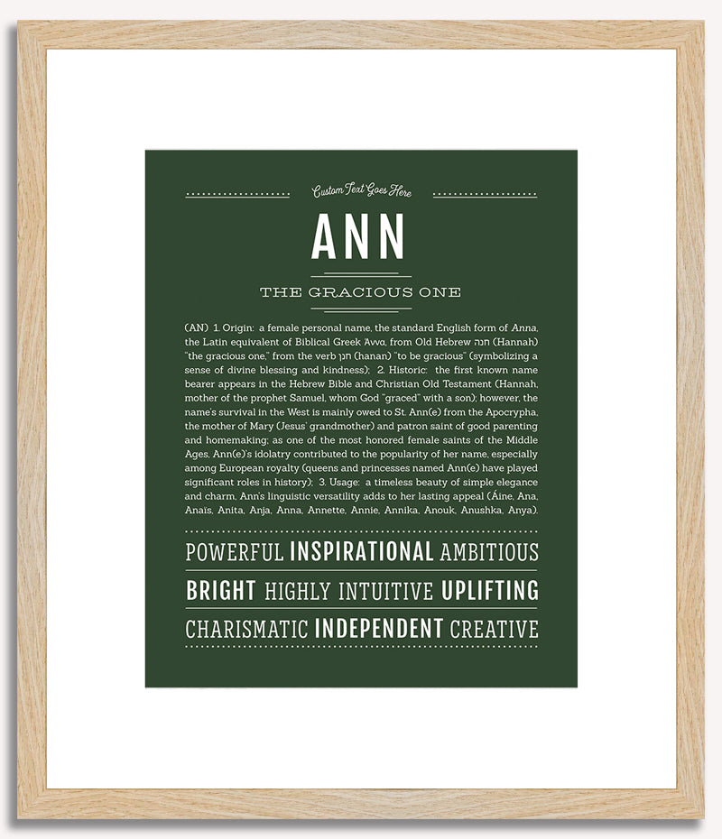 Ann | Name Art Print