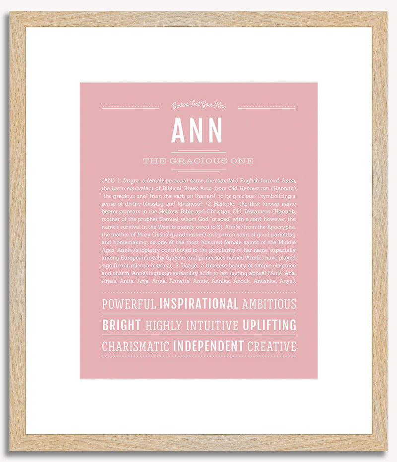 Ann | Name Art Print