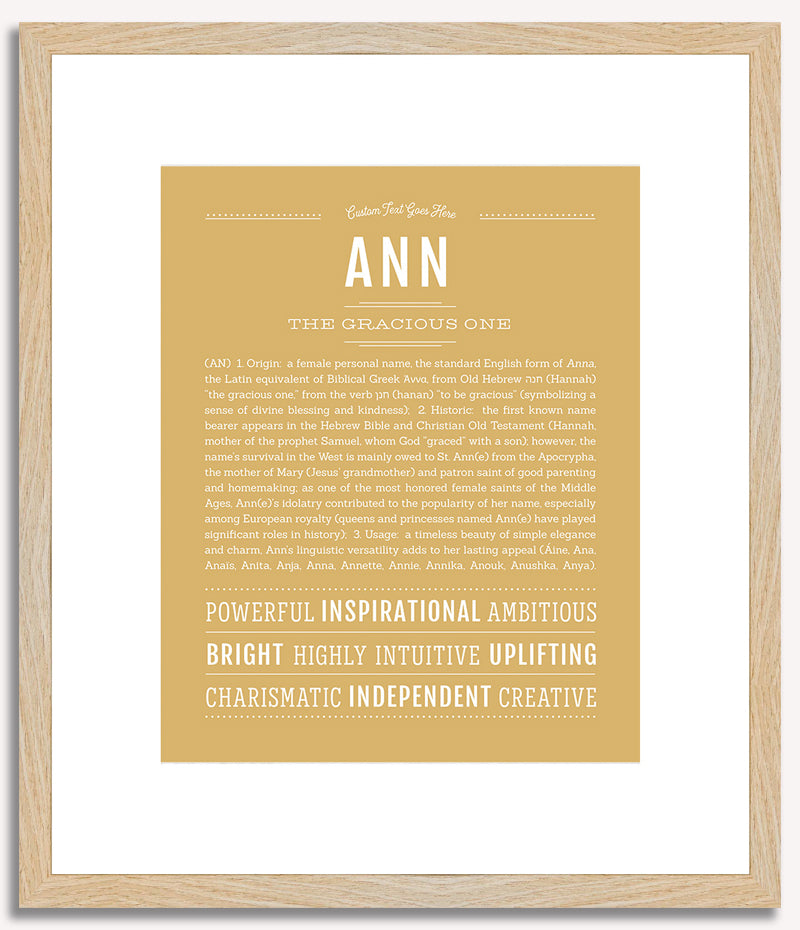 Ann | Name Art Print