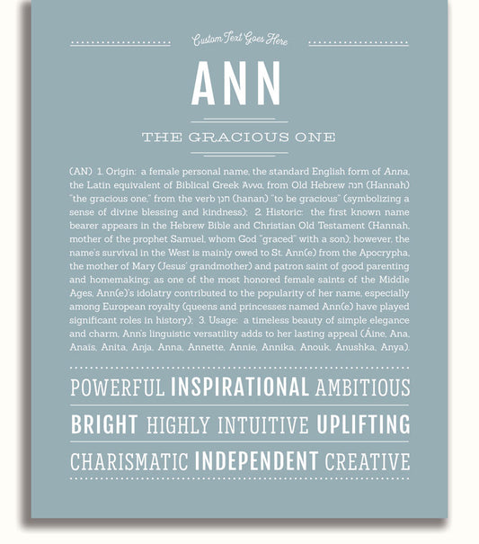 Frame Options | Powder Blue | No Frame